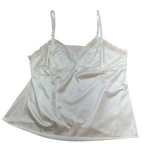 Vanity Fair Ivory Camisole Chemise Vintage Soft N… - image 1